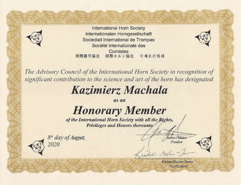 Prof. Machala honorowym członkiem IHS